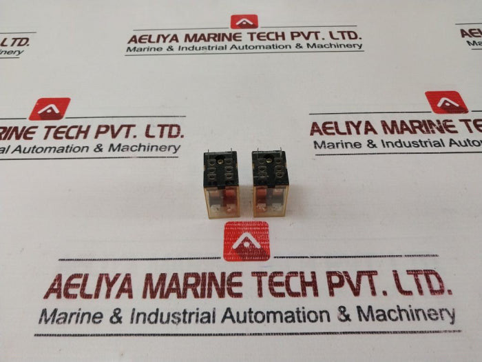 Lot Of 2X Omron Ly2 Relay 10A 240Vac