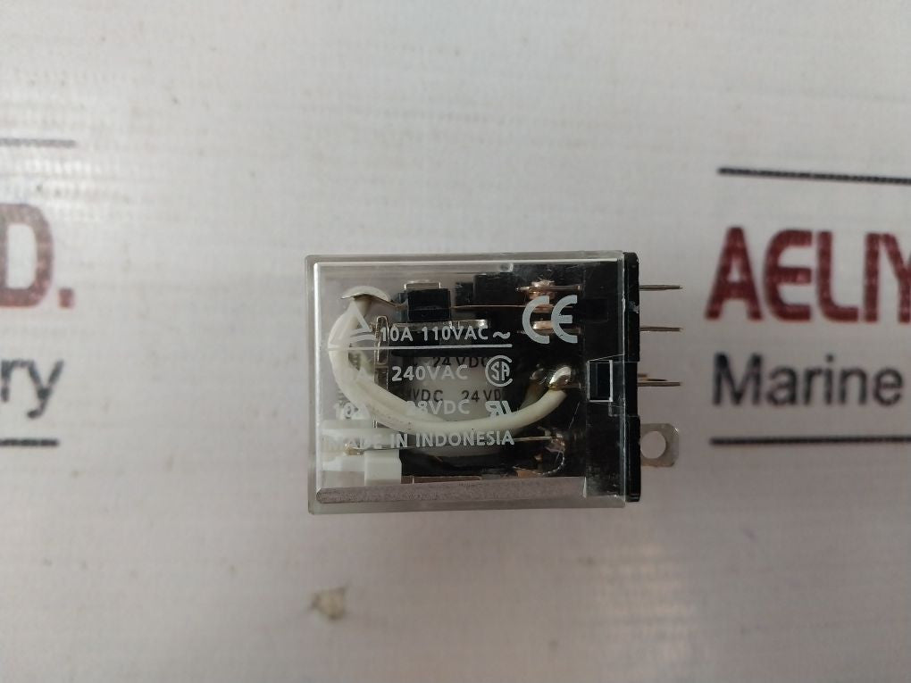 Lot Of 2X Omron Ly4N Relay Coil 24 Vdc