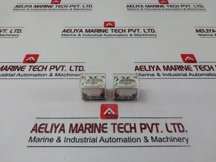 Lot Of 2X Omron Ly4N Relay Coil 24 Vdc