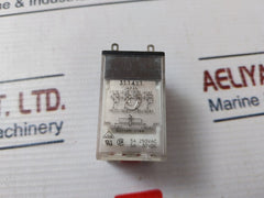 Lot of 2X Omron MY4IN Miniature Power Relay 5A 24Vac