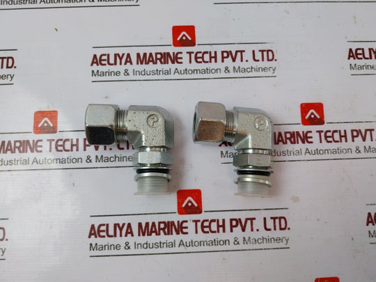 Lot Of 2x Parker 16-s Hydraulic Flare Tube Fitting Ermeto