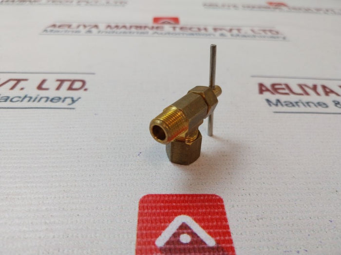 Lot of 2X Milnor 96H018 Angle Needle Valve NV104C-4-2, 561.05.00.104