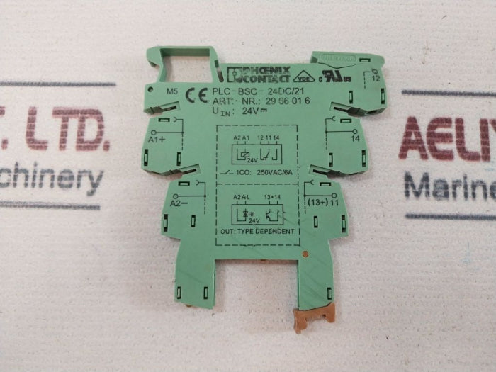 Lot Of 3X Phoenix Contact Plc-bsc-24Dc/21 Relay Base 250Vac/6A 2966016 24V