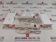 Lot Of 2X Power First LTS-6CXB Surge Protector Outlet Strip