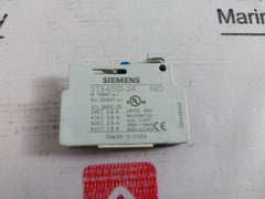 Lot Of 4X Siemens 3TX4010-2A Auxiliary Contact Block 600V AC MAX