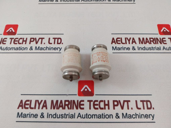 Lot Of 2X Siemens 80A 500V Fuse