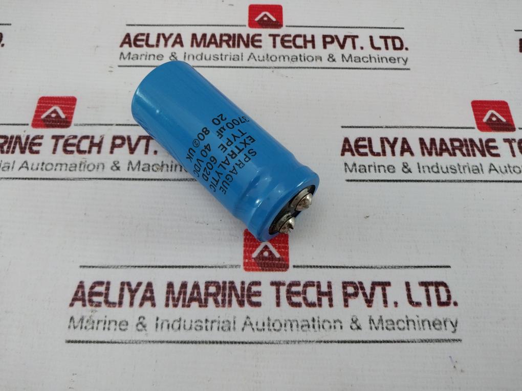 Lot Of 2X Sprague 602D Capacitor 3700µF 40Vdc