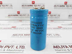 Lot Of 2X Sprague 602D Capacitor 3700µF 40Vdc