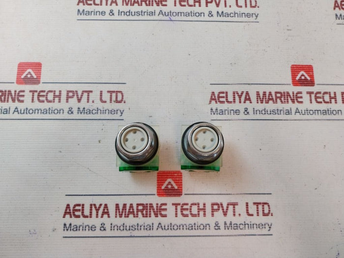 Lot Of 2X Square D 9001 Ka2 Contact Block With Push Button