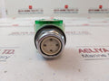 Lot of 2X Square D 9001 KA2 Push Button with Contact Block AC-15 3A 240V