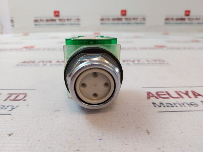 Lot Of 2X Square D 9001 Ka2 Contact Block With Push Button