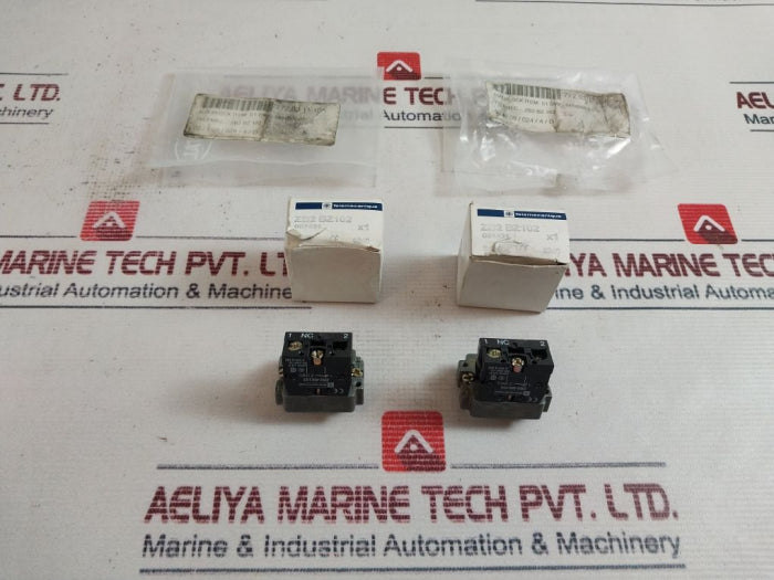 Lot Of 2X Telemecanique Zb2-be102 Contact Block