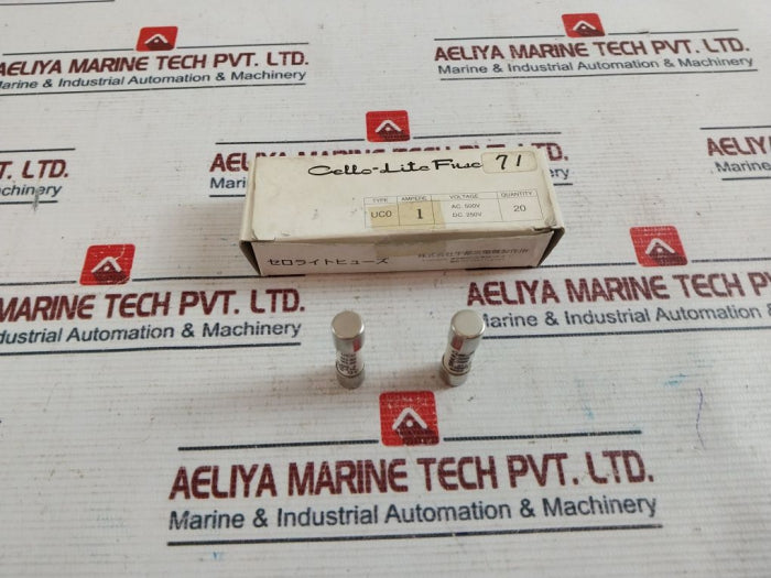 Lot Of 2X Utsunomiya Electric Uc0 Cello-lite Fuse 1A Ac500V Dc250V