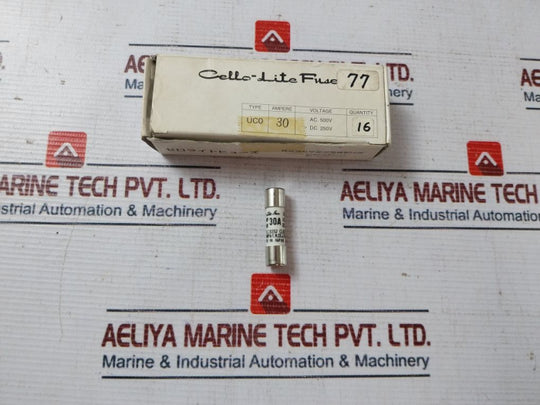 Lot Of 2X Utsunomiya Uc0 Cello-lite Fuse 30A Ac 500V