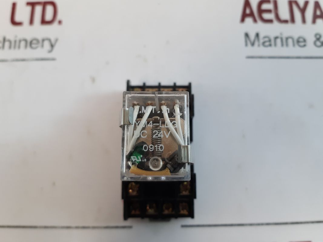 Lot Of 2X Y.M. Tech YM4-LDG Relay 10A 300VAC