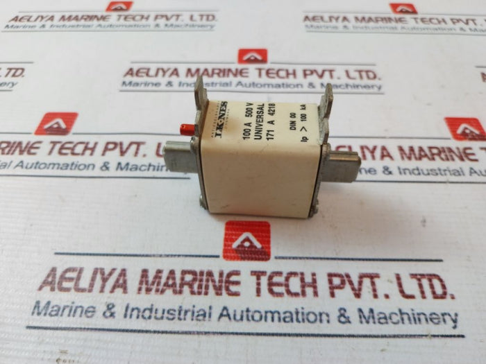 Lot Of 3X Aktieselskabet Lk-nes 171 A 4218 Universal Fuse 100A 500V