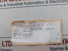 Lot of 3X Alfa-Laval 51798480