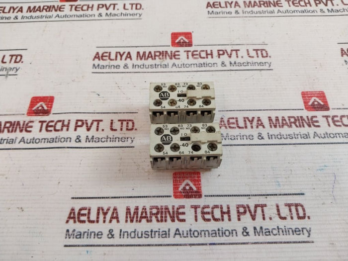 Lot Of 3X Allen-bradley 195-ma40 Auxiliary Contacts 500V Ac 10A