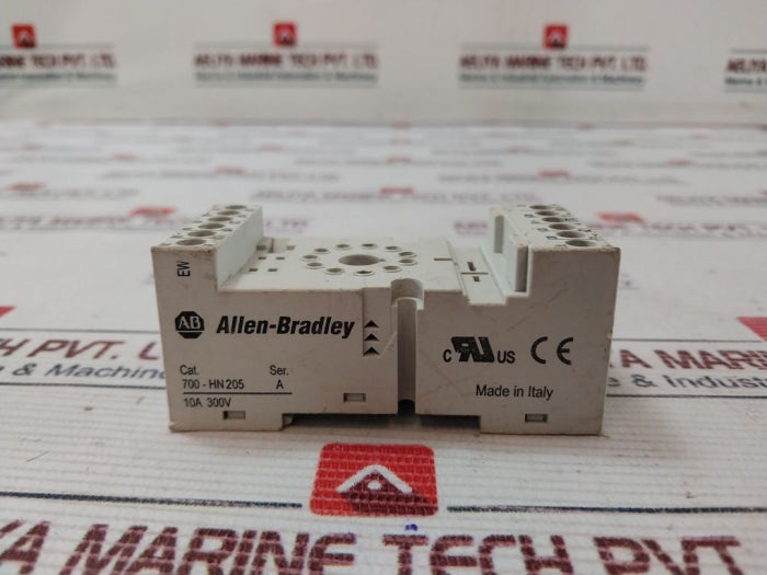 Lot Of 3X Allen-bradley 700-hn205 Relay Socket 10A 300V