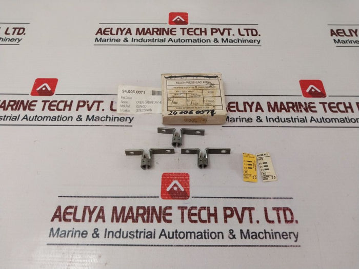 Lot Of 3X Allen West 4195085 Olrhsd Overload Relay Heater Pack