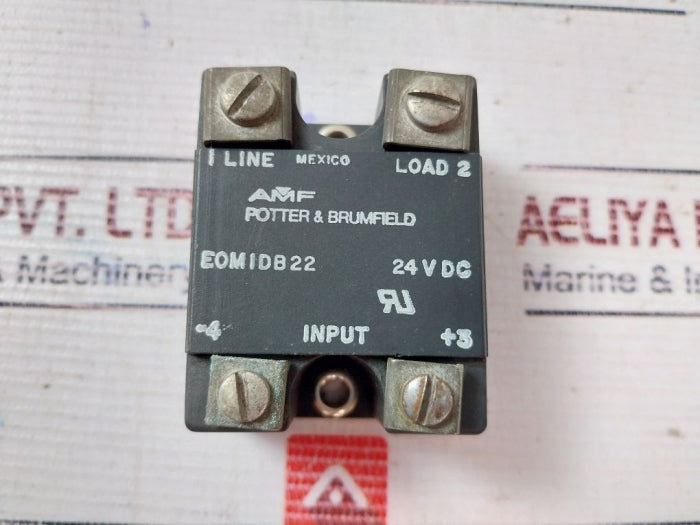 Lot Of 3x Amf Potter & Brumfield Eomidb22 Solid State Relay 24v Dc