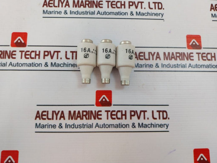 Lot Of 3X Dii 16A 500V Ceramic Fuse