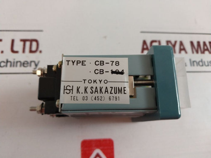 Lot Of 3X K.K Sakazume Cb-78 Electric Power Indicator Light