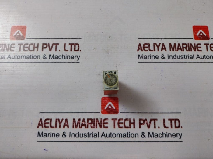 Lot Of 3X Omron H3Y-4 Timer 0-5 Sec 100-120V Ac