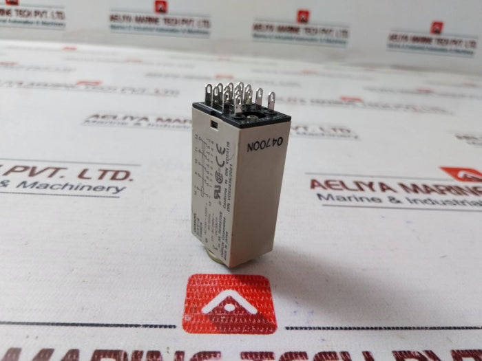 Lot Of 3X Omron H3Y-4 Timer 0-5 Sec 100-120V Ac