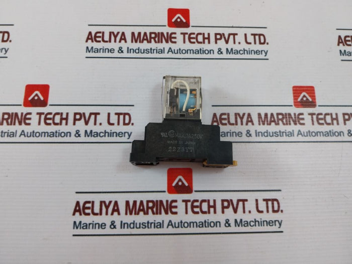 Lot Of 3X Omron My2 Relay With Base 10A 250Vac 30Vdc