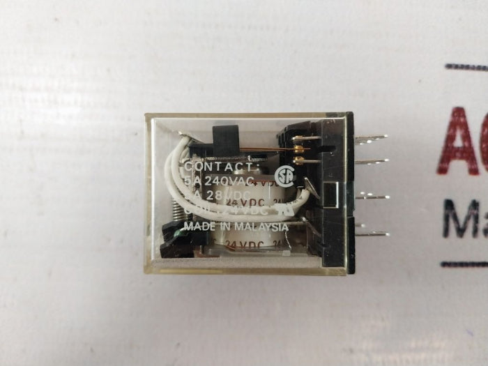 Lot Of 3X Omron My4N Relay 5A 240Vac