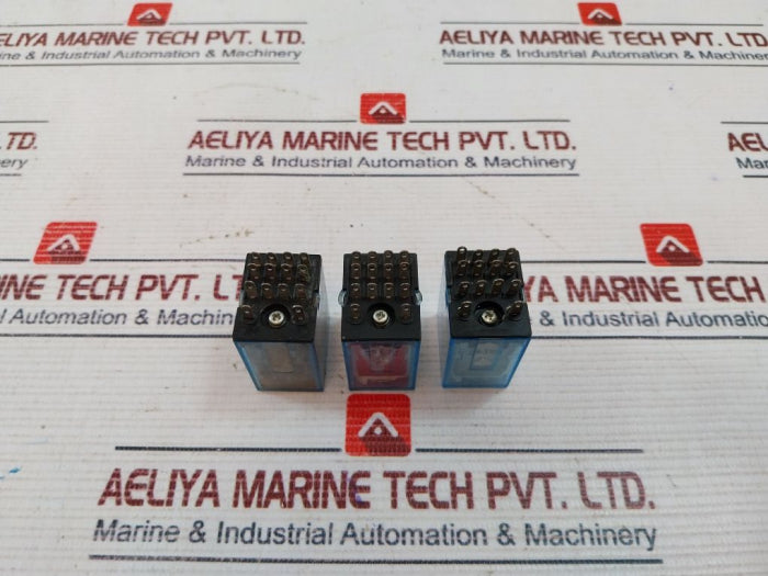 Lot Of 3X Omron My4Nj Power Relay 5A 240Vac 28Vdc