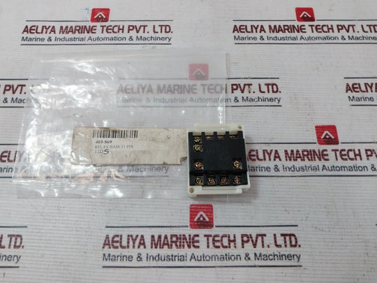 Lot Of 3X Omron P3Ga-11 Relay Base 11 Pin