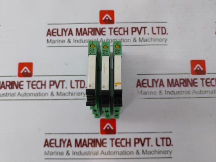Lot Of 3X Phoenix Contact Plc-bsc-24Dc/21 29 66 01 6 Relay Module With Base