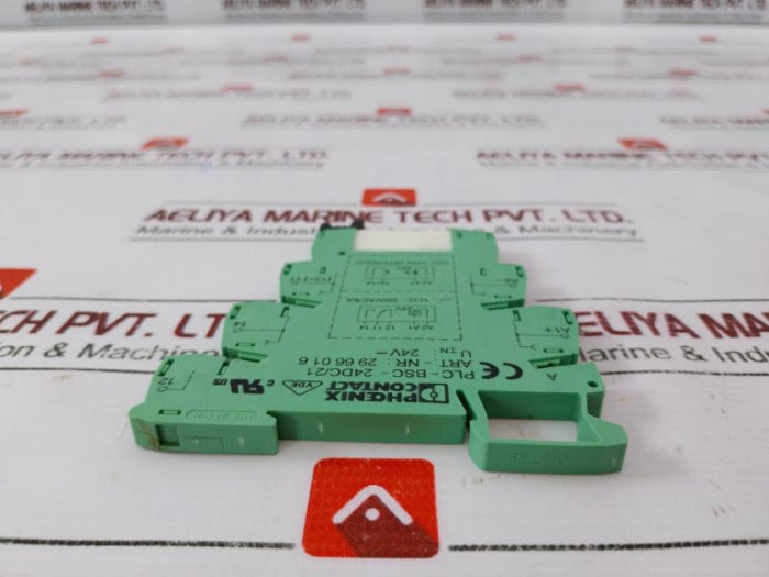 Lot Of 3X Phoenix Contact Plc-bsc-24Dc/21 29 66 01 6 Relay Module W/ Base Hf41F