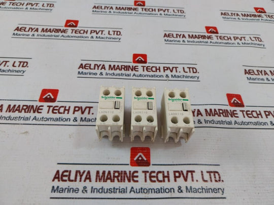 Lot Of 3X Schneider Electric/Telemecanique Ladn11G Auxiliary Contact Block 690V