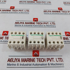 Lot Of 3X Schneider Electric/Telemecanique Ladn22G Auxiliary Contact Block 690V