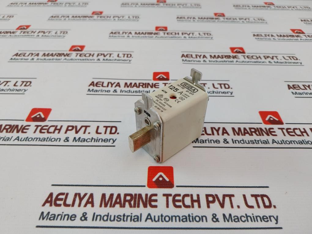 Lot Of 3X Siba 0636/201, 125A Fuse Links Gl/Gg, Nh 00 500V