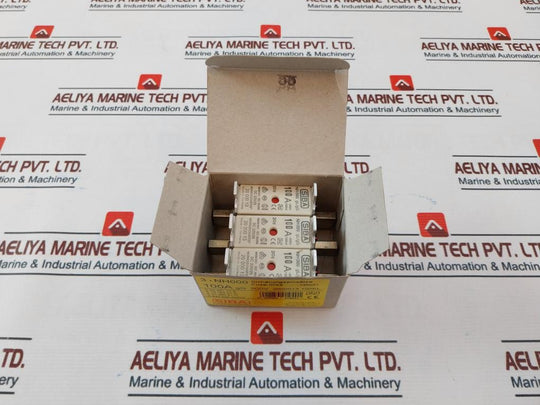 Lot Of 3X Siba 100A, 0636/201 Fuse Link Nh 000, Gl/Gg