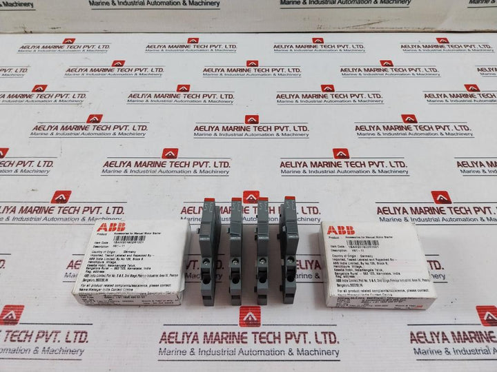 Lot Of 4X Abb Hk1-11 Mo165 Auxiliary Contact 6A