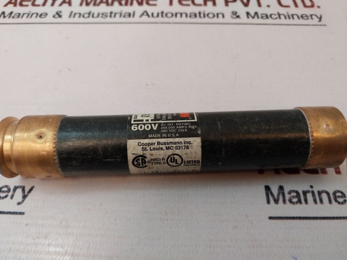 Lot of 4X Cooper Bussmann Frs-r-50 Fusetron Dual-element Time-delay Fuse