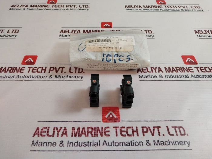 Lot Of 4X Legris 8-5/16 Din Rail Connector 3 Tube For Fittings Reduction Gears