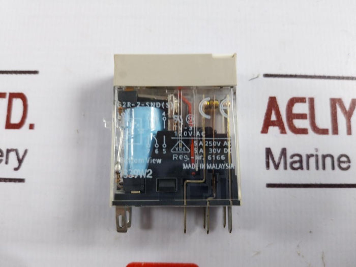 Lot Of 4X Omron G2R-2-snd (S)General Purpose Relay 066/Km277274