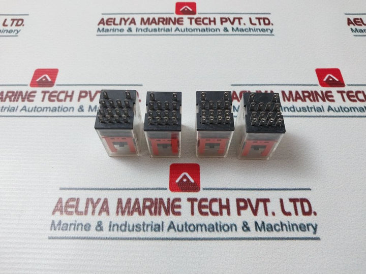 Lot Of 4X Omron My4-Gs Relay 3A 30Vdc 250Vac