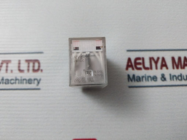 Lot Of 4X Omron My4-Gs Relay 3A 30Vdc 250Vac