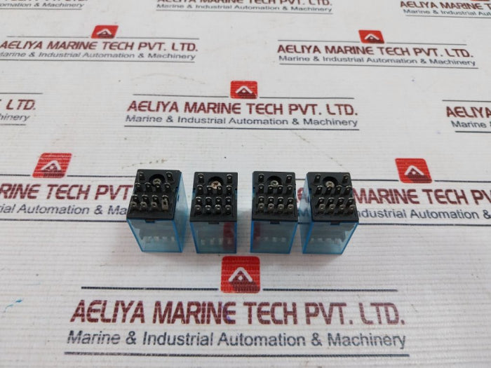 Lot Of 4X Omron My4Nj Power Relay 5A 250Vac 28Vdc