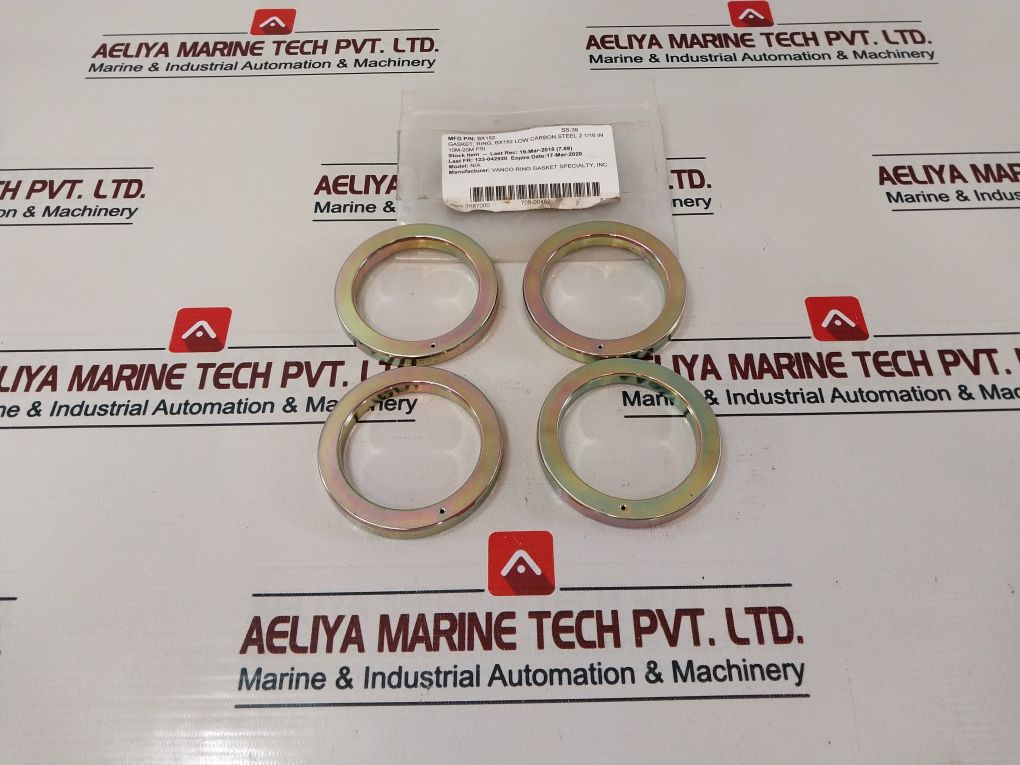 Lot of 4X VANCO BX152-D-C1-4 Gasket Ring BX152 2 1/16 IN