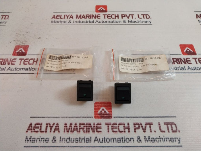 Lot Of 5X Arcolectric C1553Pl Rocking Switch