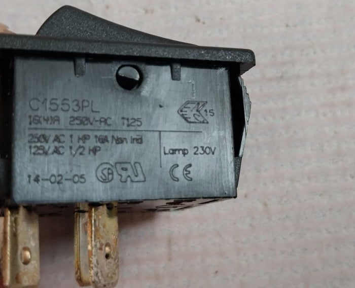 Lot Of 5X Arcolectric C1553Pl Rocking Switch