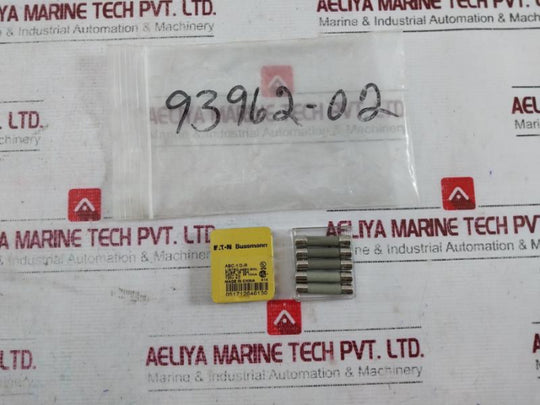 Lot Of 5X Eaton Bussmann Fast Acting Cartridge Fuse 250V Ac 1/2A 10Ka Ir 35A
